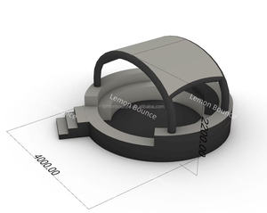 Bar Inflable de PVC de Grado Comercial con Piscina, Casa de Brinco Inflable para Diversión y Alquiler Comercial, Tamaño Personalizado - Product Image 4