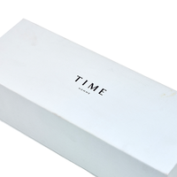 Boîte cadeau magnétique portable haut de gamme personnalisée blanche avec compartiments, emballage en carton rigide écologique pour thé, sérigraphie