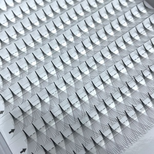 Fadvan radici lunghe Base sottile ventagli prefabbricati 3d 5d <span class=keywords><strong>Pre</strong></span>-realizzati Volume ciglia ventagli 0.07mm 0.1mm Mix coreano fibra Pbt ciglia ventaglio - Product Image 4