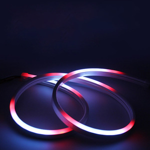Bande lumineuse LED RGB flexible avec boîtier en PVC IP65, télécommande WS2812B pour la décoration paysagère - Product Image 3