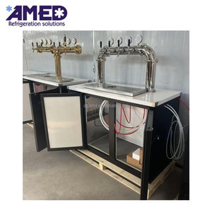 Distributeur de boissons en acier inoxydable pour brassage commercial de kombucha, <span class=keywords><strong>machine</strong></span> <span class=keywords><strong>à</strong></span> <span class=keywords><strong>bière</strong></span> Kegerator de qualité alimentaire, électrique/refroidissement par glace - Product Image 5