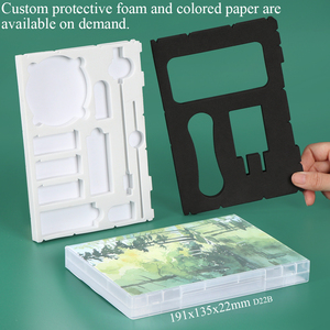 SUNSHING 22mm Sponge Dauber <b>Storage</b> Case Empty Hubless DVD-Style Case <b>Plastic</b> Box for Brochure Ticket Board Game Container - Product Image 3