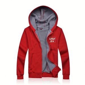 Sudadera con Capucha Oversize de Algodón y Terciopelo para Hombre, con Logotipo Bordado Personalizado, Estilo Urbano, Gruesa, para Primavera, Venta al por Mayor - Product Image 3