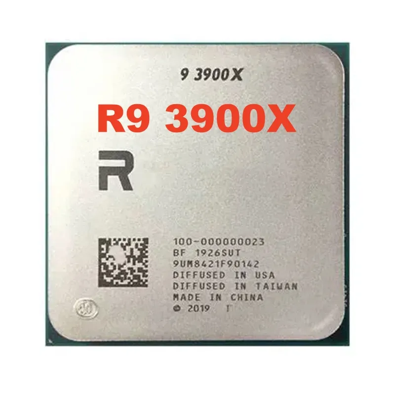 R9 3900X 3.8GHz 12 cœurs CPU pour ordinateur de bureau carte mère processeur AM4 CPU R9 3900X Gaming CPU R9 3900X