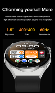 <span class=keywords><strong>Montre</strong></span> <span class=keywords><strong>connectée</strong></span> GPS multifonctionnelle 1.43 AMOLED IP67 étanche, <span class=keywords><strong>montre</strong></span> <span class=keywords><strong>connectée</strong></span> pour le sport quotidien pour hommes et femmes, vente en gros pour un usage quotidien - Product Image 4