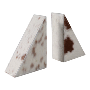 Serre-livres à motif vache pour la décoration de bureau à domicile, ensemble de serre-livres modernes - Product Image 3
