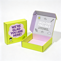 Boîte cadeau pour enfants personnalisée imprimée numériquement, emballage en carton ondulé coloré pour les produits pour enfants