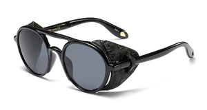 sunglasses with leather side shades