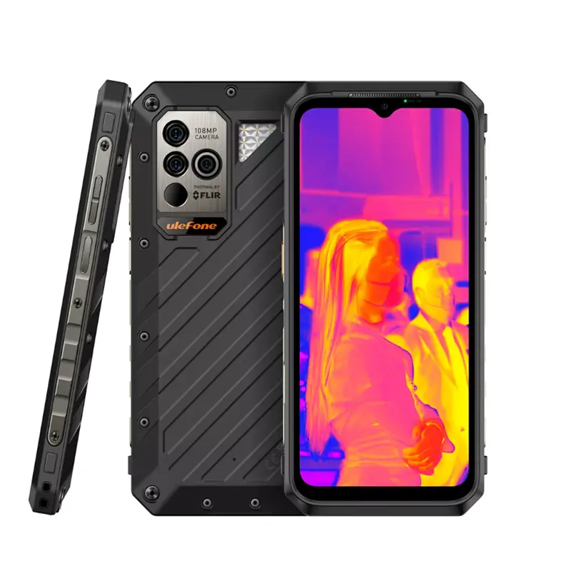 Arrow Tek Ulefone Power Armor 18T Rugged Phone 9600mAh 12GB+256GB 6.58 inch 5G Android 12 Waterproof Smartphones Thermal Image