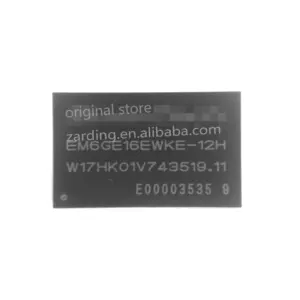 Zarding EM6GE16EWKE-12H EM6GE16E Circuitos Integrados Originais Chip IC BGA EM6GE16EWKE EM6GE16EWKE-12H