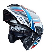 Casque de motocross modulaire certifié DOT, double visière, en ABS, intégral, pour la course, toutes saisons, garantie 1 an - Vente en gros