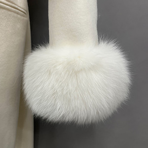 जैनको महिला शीतकालीन असली ऊन कोट बेल्ट वाली ऊनी ट्रेंच कोट महिलाओं ऊन कोट - Product Image 6