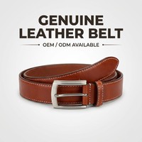 Ceinture en cuir véritable pour homme, ceinture vintage en cuir de vachette pleine fleur avec boucle à ardillon, ceinture décontractée et professionnelle avec logo personnalisé