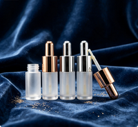 Tube de brillant à lèvres vide en forme de biberon pour la vente en gros, 2,5 ml, or rose/argent, emballage cosmétique