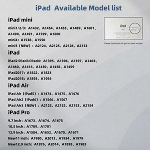 Custom UV Printing Sublimation Blank PU Leather PC Tablet Case Cover for <strong>iPad</strong> Case Cover <strong>Pro</strong> Mini Air All Series - Product Image 2