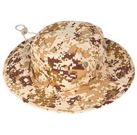 Chapeau de chasse Boonie à motif camouflage, imperméable, avec sangle de menton réglable, idéal pour la pêche, le camping, la randonnée, la plage et les voyages