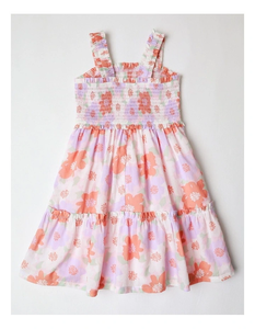 Robe d'été en coton pour filles avec tissu léger et respirant conçu pour un confort tout au long de la journée, tenue scolaire, jeu et week-end - Product Image 3