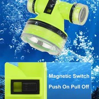 XINSITE Portable 5W Super lumineux LED lampe frontale longue portée étanche pêche type-c charge interrupteur magnétique nouvelle plongée IP65
