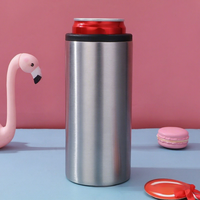 Thermos isotherme personnalisé en acier inoxydable à double paroi de 12 oz, mini-gobelet de voiture pour canettes de soda et de bière