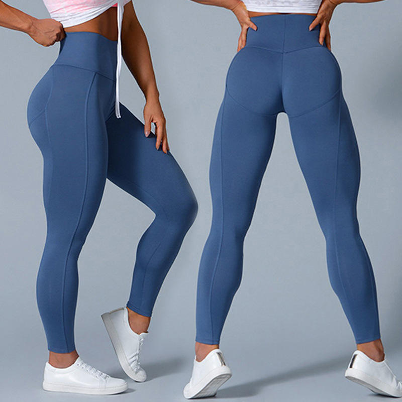 Pantalones de Yoga de cintura alta para mujer, mallas ajustadas