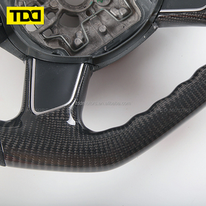 พวงมาลัยคาร์บอนไฟเบอร์แท้ TDD สำหรับ Audi A6c7 A8d3 Q7 A7 A4 - Product Image 3