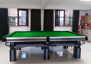 Table de billard professionnelle en bois massif de 12 pieds, de qualité supérieure, fabriquée en Chine, pour les tournois et la pratique commerciale - Product Image 6