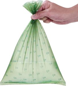 Bolsa de caca de perro ecológica de diseño personalizado de fábrica en rollo Bolsas de basura compostables biodegradables para mascotas - Product Image 1