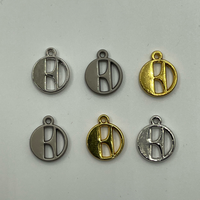 Pendentif Cercle Creux Plaqué Or, Argent et Bronze Vieilli Personnalisé Écologique pour Robes, Chapeaux et Accessoires de Sac à Main