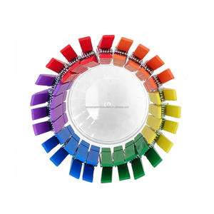 Деревянные цветные прищепки, 24 шт., и маленькие деревянные прищепки для рукоделия, рождественские прищепки для фотографий, 4,8 см или 48 мм - Product Image 1