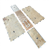 ZE BANG Boîtes de logistique en bois pliables empilables de haute qualité, emballage personnalisé, sans fumigation, couleur bois naturel