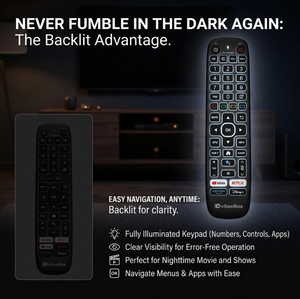 Nouvelle télécommande de remplacement <span class=keywords><strong>V6</strong></span> Plus, télécommande vocale BT avec rétroéclairage, compatible avec Vsee Box TV Box - Product Image 3