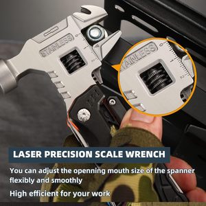 Chuyên Nghiệp 18 Trong 1 Thép Không Gỉ Công Cụ Đa Chức Năng Kìm Cắm Trại Survival Multitool Búa Cho Cắm Trại - Product Image 3