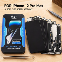 Perakitan Layar OLED Lembut untuk 11-16 Pro Max Plus FHD Modul Layar Fleksibel Pengganti Layar Sentuh True Tone 3D Touch High
