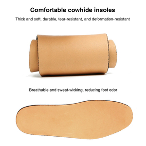 OEM Custom Made Horsehide Brogue <strong>Goodyear</strong> <strong>Welt</strong> Genuine Leather Waterproof Fashion Toe Lace-up Chelsea Martin <strong>Boots</strong> Trendy - Product Image 5