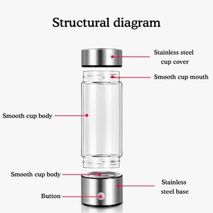 Générateur <span class=keywords><strong>d</strong></span>'<span class=keywords><strong>eau</strong></span> riche en hydrogène portable en acier inoxydable, rechargeable par USB, avec <span class=keywords><strong>adoucisseur</strong></span> à résine échangeuse <span class=keywords><strong>d</strong></span>'ions pour utilisation en extérieur, en voiture ou en camping-car - Product Image 6