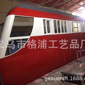 Modèle de train électrique en métal personnalisé, décoration extérieure, affichage commercial, art - Product Image 1