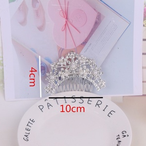 Accessoires pour cheveux de mariée, épingles à cheveux en cristal, strass, diamants, perles, femmes, métal, queue de rat, pince à cheveux de <span class=keywords><strong>mariage</strong></span>, <span class=keywords><strong>peigne</strong></span> pour <span class=keywords><strong>chignon</strong></span> - Product Image 4