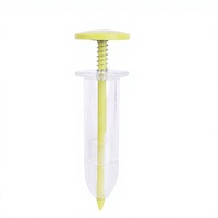 Semoir manuel miniature en plastique moderne pour la vente en gros, outils de semis à pression pour le jardin