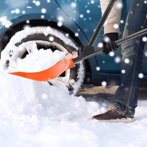 <span class=keywords><strong>Pelle</strong></span> à neige pliable de haute qualité, durable, écologique, 18 pouces, avec poignée en acier/aluminium en forme de <span class=keywords><strong>D</strong></span> pour le <span class=keywords><strong>d</strong></span>éneigement des voitures - Product Image 6