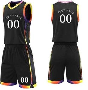 Uniforme de basket-ball de bonne qualité, prix de gros, unisexe, 100% polyester, manches longues, design de logo personnalisé - Product Image 1