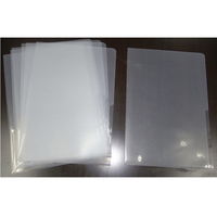 Carpeta Transparente de Polipropileno A4, Carpeta de Archivos en Forma de L de Alta Calidad