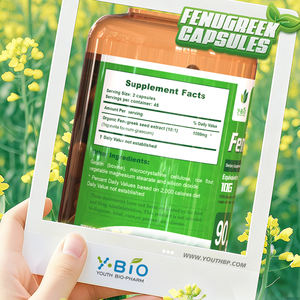 OEM/ODM Service Fenegriek Extract Voedingssupplement Capsules - GMP-gecertificeerd, voedingskwaliteit, 90 capsules/fles, voor volwassenen - Product Image 6