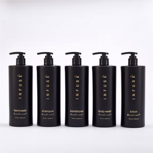 ชุดอุปกรณ์อำนวยความสะดวกในโรงแรมแบบกำหนดเอง 480 มล. + 30 มล. ผลิตภัณฑ์ดูแลผิว ครีมนวดผม ครีมอาบน้ำ โลชั่น สบู่ แชมพู พร้อมบริการพิมพ์โลโก้ - Product Image 2