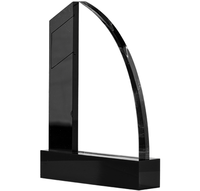 Trophée de reconnaissance en cristal noble gravé et personnalisé pour les employés, cadeau mémorable de l'année