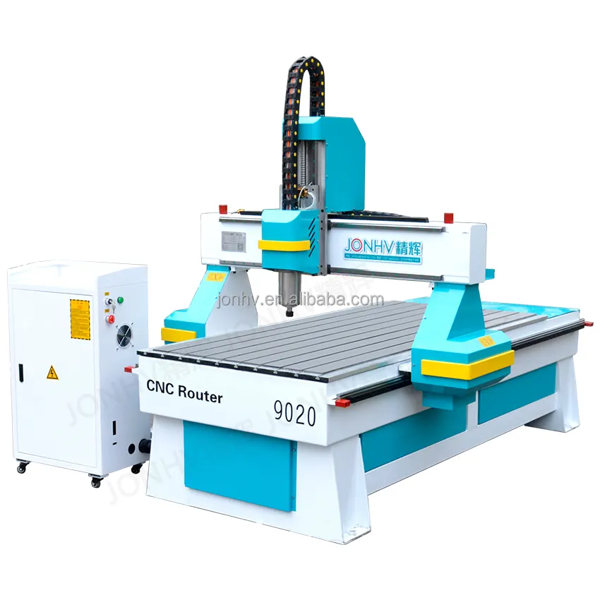 3Axis Swiveling Head 900X200MM 9020 4 Axis CNC Machine Wood routers 9020 servo motors metal wood mdf plastic