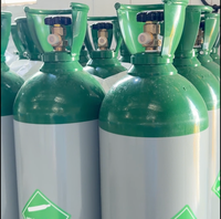 Bouteille de gaz argon haute pureté 99,999 %, 200 bars, pour soudage industriel, avec valve et bouchon