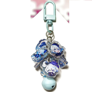 พวงกุญแจอนิเมะสาวน่ารัก ฟูริน่า เดอ ฟงเตน โฟคาลส์ ไฮโดร อาร์คอน เทพแห่งความยุติธรรม สำหรับกระเป๋าเรียน ของขวัญสุดเพอร์เฟค - Product Image 1