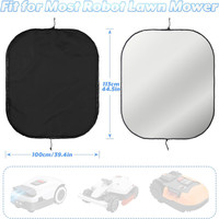 Housse de protection pour tondeuse à gazon robot automatique sans fil Sac de rangement