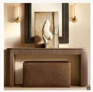 木製コンソールテーブルモダンで豪華な屋内家具