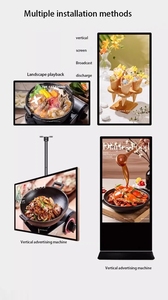 Panneau d'affichage intelligent mural Wifi Affichage numérique LCD 43 pouces 4K Noir Écran Android Led Intérieur 6mm - Product Image 2